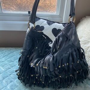 Marc New York Black Fringe Women's Bag. (Not Marc Jacob’s)
